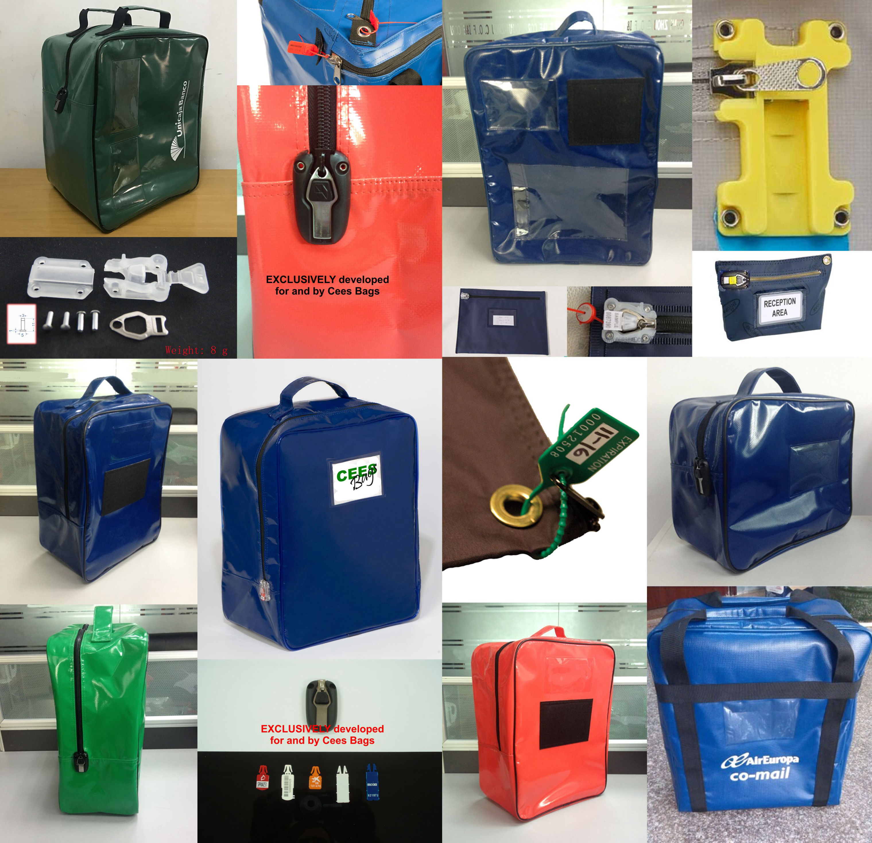 Cees Bags products - tamper evident bags